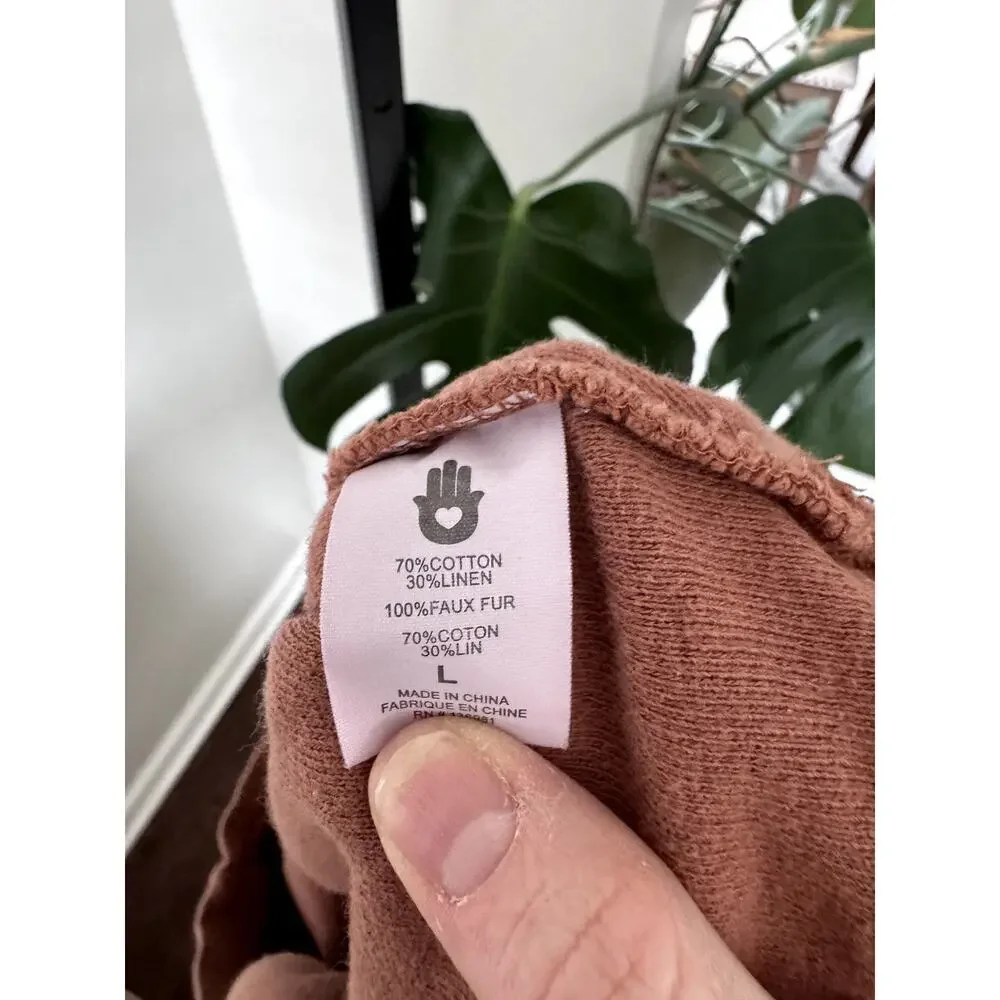 Spiritual‎ Gangster Kindness Sherpa Short Sleeve Sweatshirt - Picture 7 of 8